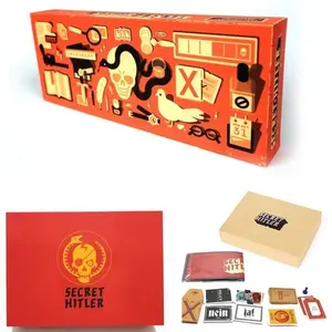 Secret Hitler Board Game, Card Game Party Game Sht, Engaging Strategy Game for Adults & Kids, Perfect for Social Gatherings