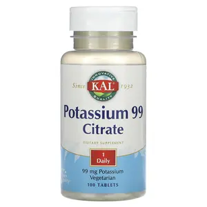 KAL Potassium 99 Citrate, 99  mg , 100 Tablets