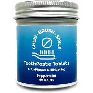 Bite N Brush Toothpaste Tablets 60 Count