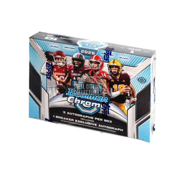 2025 Bowman University Chrome Football Breakers Delight