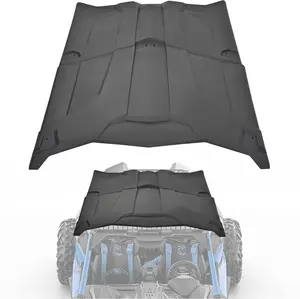 HECASA 2 Pcs Hard Top Roof Compatible with 2017-2025 Can Am Maverick X3 MAX R RR XDS/RS/DS/XRS Replacement for 715003750 Roof Top Cover Sun Visor