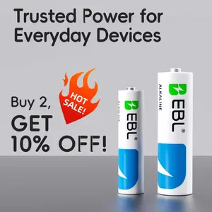 EBL AA Alkaline Batteries 36 Pack, Long Lasting 1.5V Double A Battery for Toys, Remotes, Clocks & Flashlights