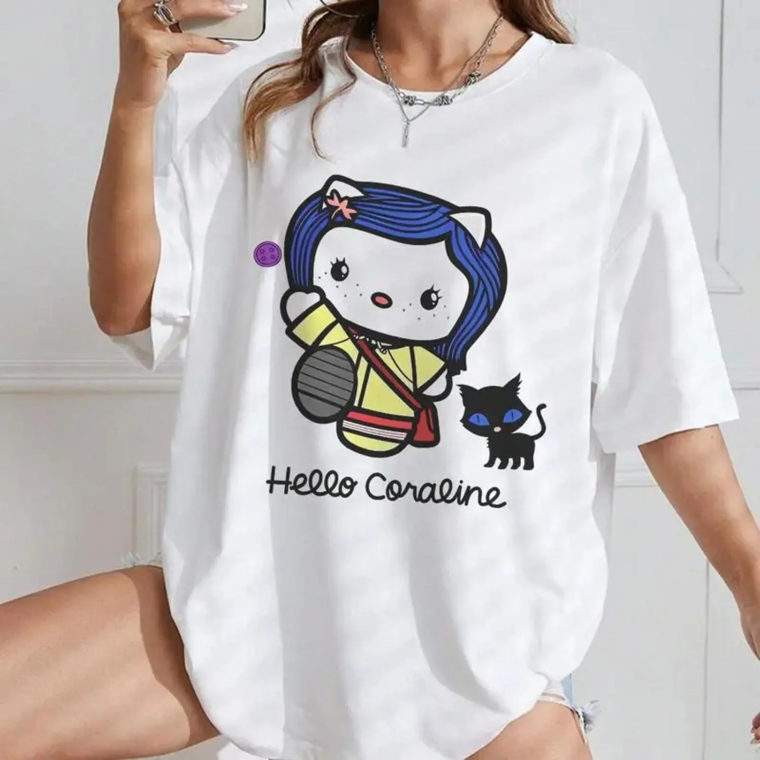 Hello Coraline Couple Sweatshirt and Valentine's Day Hoodie