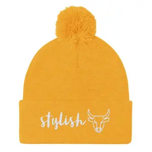 Stylish Pom-Pom Beanie
