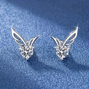 Fashionable Imitation Earrings, Wing Earrings, Angel Wing Earrings, Christmas Gifts for Granddaughters, Valentine'S Day Gifts for Girls, Cute Fashion Jewelry Earrings, Additions