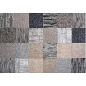 VEVOR Carpet Tiles Reusable 24x24 inch, 24 PCS Modular Carpet Square Rug, Commercial Floor Soft Padded for Seamless Cover 96sq. ft, Easy DIY Replacement for Living Room Bedroom Office Indoor, GrayVEVOR Super Brand Day