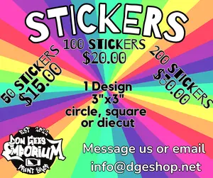 200 Custom Stickers