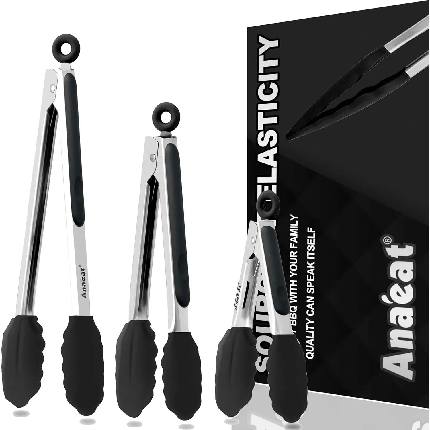 3 Pcs - Black