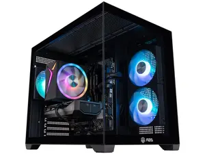ABS Flux II Aqua Gaming PC - Windows 11 - Intel Core i5-14400F - RTX 5060 8GB - DLSS 4 - AI-Powered Performance - 32GB DDR4 3200 - 1TB M.2 NVMe SSD - FIIA14400F50602