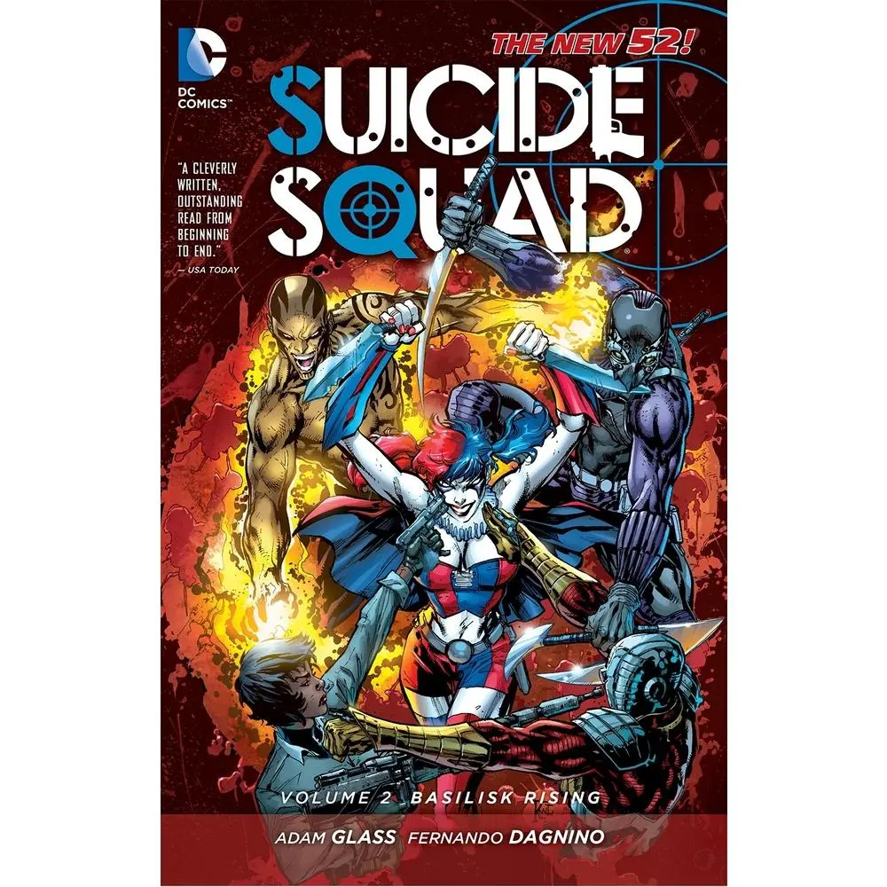 USED Book - Suicide Squad Vol. 2: Basilisk Rising (the New 52) by Glass, Adam (Paperback) - english