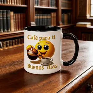 Thermosensitive Ceramic Mug, Funny Mug, Magic Color-Changing Heart-Handle Design, 11oz 330ML Capacity, Perfect Coffee Lover Gift, Ideal for Daily Use & Special Occasions, Ceramic Drinkware, Ceram