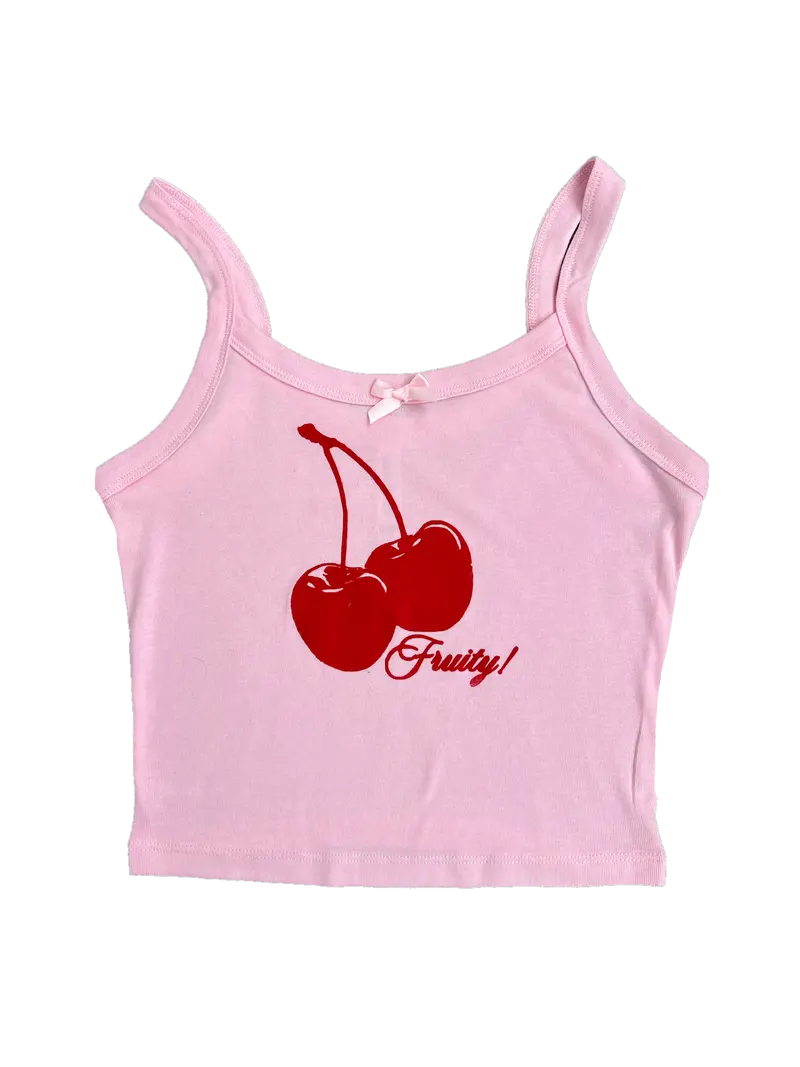 cherry tank top - TikTok Shop
