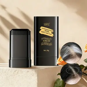 Convenient One-time Hair Dye Stick Cover Gray Hair in 1 Minute Quick Hairline Touch-Up Non-clumping Beginner-friendly Hair Stick