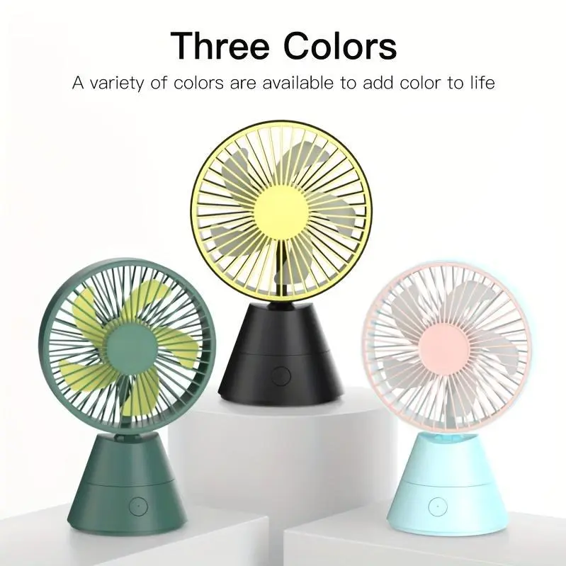 A Desktop Fan That Can Swing Automatically, Portable Fan, 1800mAh/USB Rechargeable Battery, Suitable for Home, Office, Dormitory, Outdoor And Travel Lightweight Portable Cooling Birthday/summer, For Outdoor Camping Road Trips