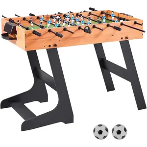 Father's Day Gift VEVOR Foosball Table 42/48/55 in Foosball Table Indoor Full Size Foosball Tables for Home, Family, and Game Room, Durable Soccer Set, Includes 2/4 Balls, Score Keeper, and 2 Cup Holders