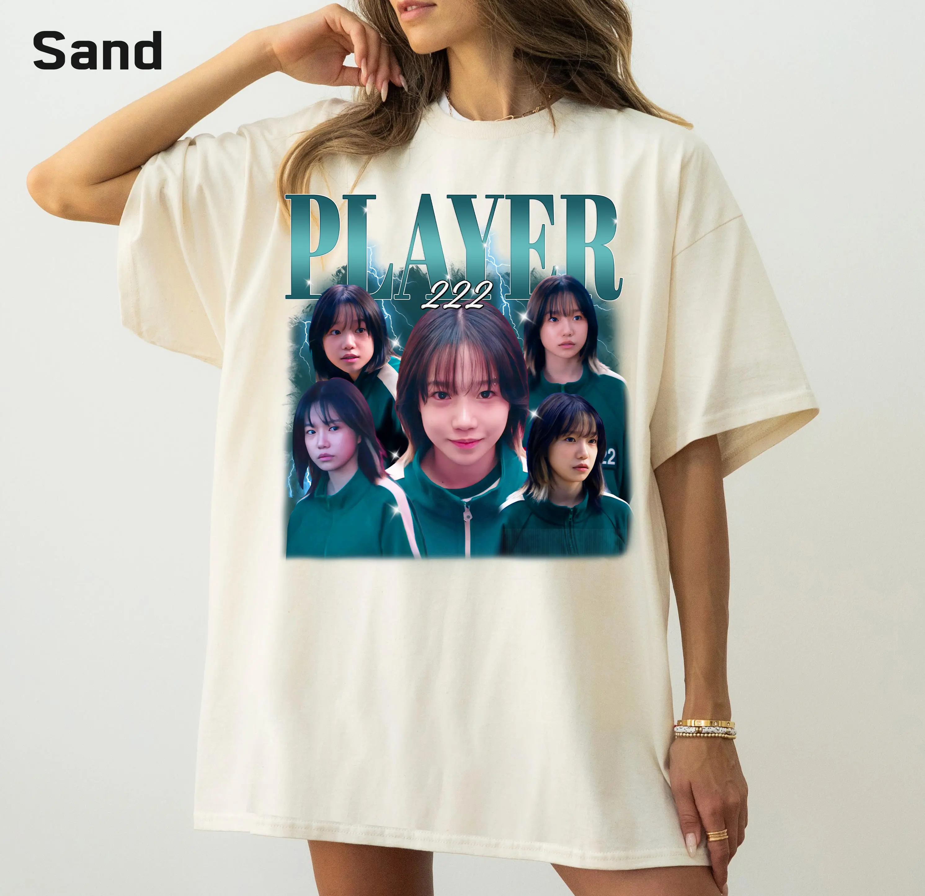 Player 222 Squid Game ss2 T-Shirt, Graphic Trending Player 222 Shirt, Vintage Squid Game ss2 Tshirt, Player 222 Tee Classic Cotton