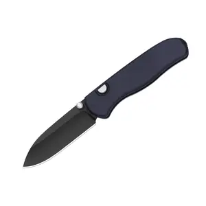 Kizer Drop Bear Zero Button Liner Lock M390 DLC Ultra Hollow Grind Alumium Ki3619BDA2