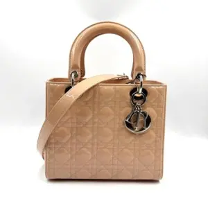 Pre-owned Dior As Shown Shoulder Bags HZ0720 Christian Medium Lady Shoulder Bag Beige26.01.06