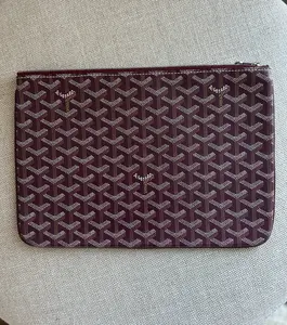 Pre-owned Goyard PVC Clutches & Wristlets Goayard Senat Pochette MM
