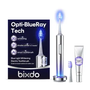 Whitening Electric Toothbrush for Adults, Professional 460nm Whitening Blue Light Tech, 31,000VPM Sonic & Oscillating Cleaning with Smart AI Sensor, 6-Month Long-Lasting Battery Daily Oral Sensitive Water Proof Cleansing