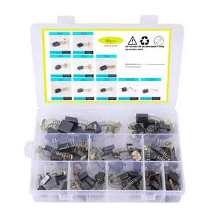60 count Electric  Carbon Brushes 10 Different Sizes for Replacement Repair Power Tool Part