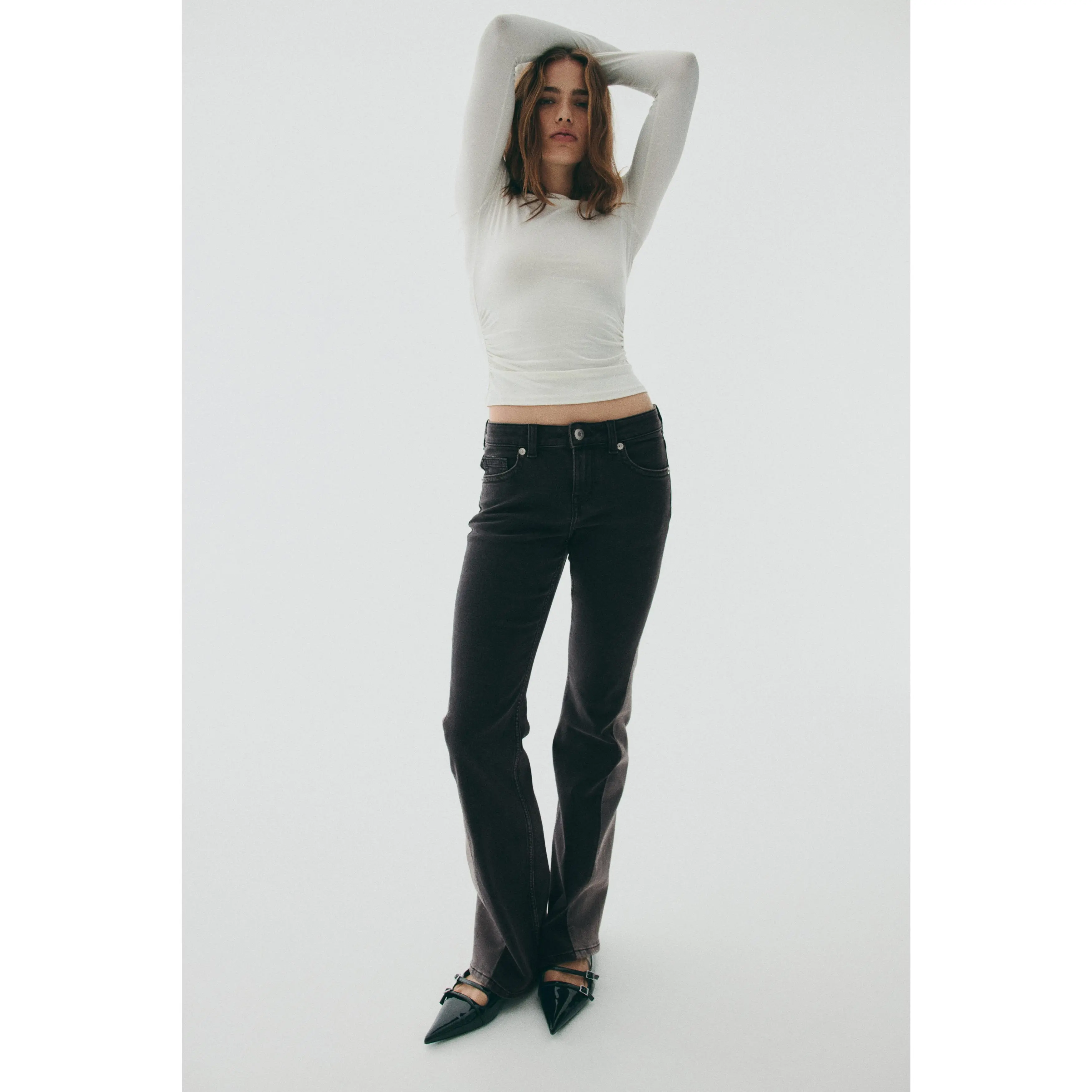 H&M Flared Low Jeans