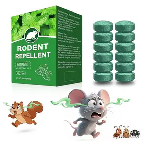36-Pack Peppermint Oil Repellent Fast-Acting All-In-One Formula Deters Rats Mice Ants Eco-Friendly Cost-Effective Long-Lasting Strong Scent User-Friendly Safe