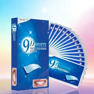 9D Whitening Tooth Strips, Deep Cleaning, Fresh Breath, Daily Use, Travel Portable Teeth White Strips, Hotel Teeth Whitening, Home Use, Dental Care Whitening Strips,Teeth White Strips.