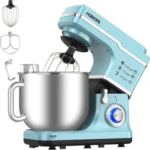 660W Professional Stand Mixer, 7.5L Stainless Steel Bowl, 10 Speed Control with Tilt-Head Design, Includes Dough Hook, Whisk and Splash Guard, Electric Kitchen Mixer for Baking Cakes, Breads & Cookies