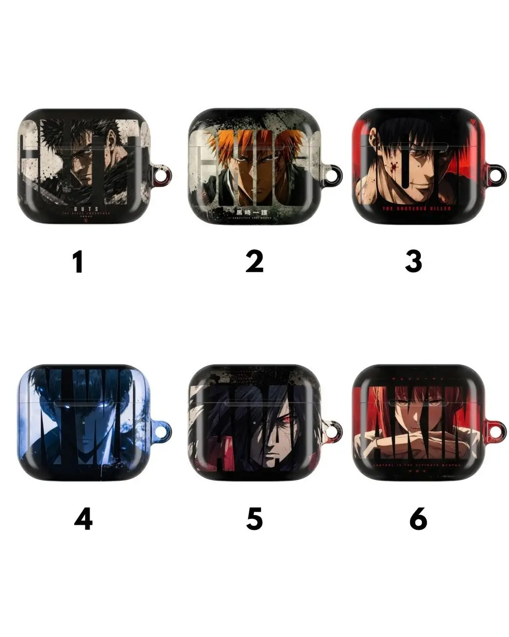 Anime Style v10 AirPods Case - Aesthetic Protective Cover for AirPods Pro 2 1 3 4, Gift for Anime Lover
