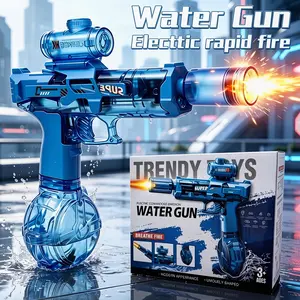 Ice Mouse Electric Water Sprayer with Realistic Fire Flash, Automatic Continuous Spray, High Power Long Distance Water Shooter, Large Water Tank for Endless Fun, Ideal for Summer Pool, Beach and Backyard Water Wars