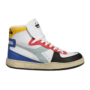 diadora Mens Mi Basket Used High  Sneakers Shoes Casual - White