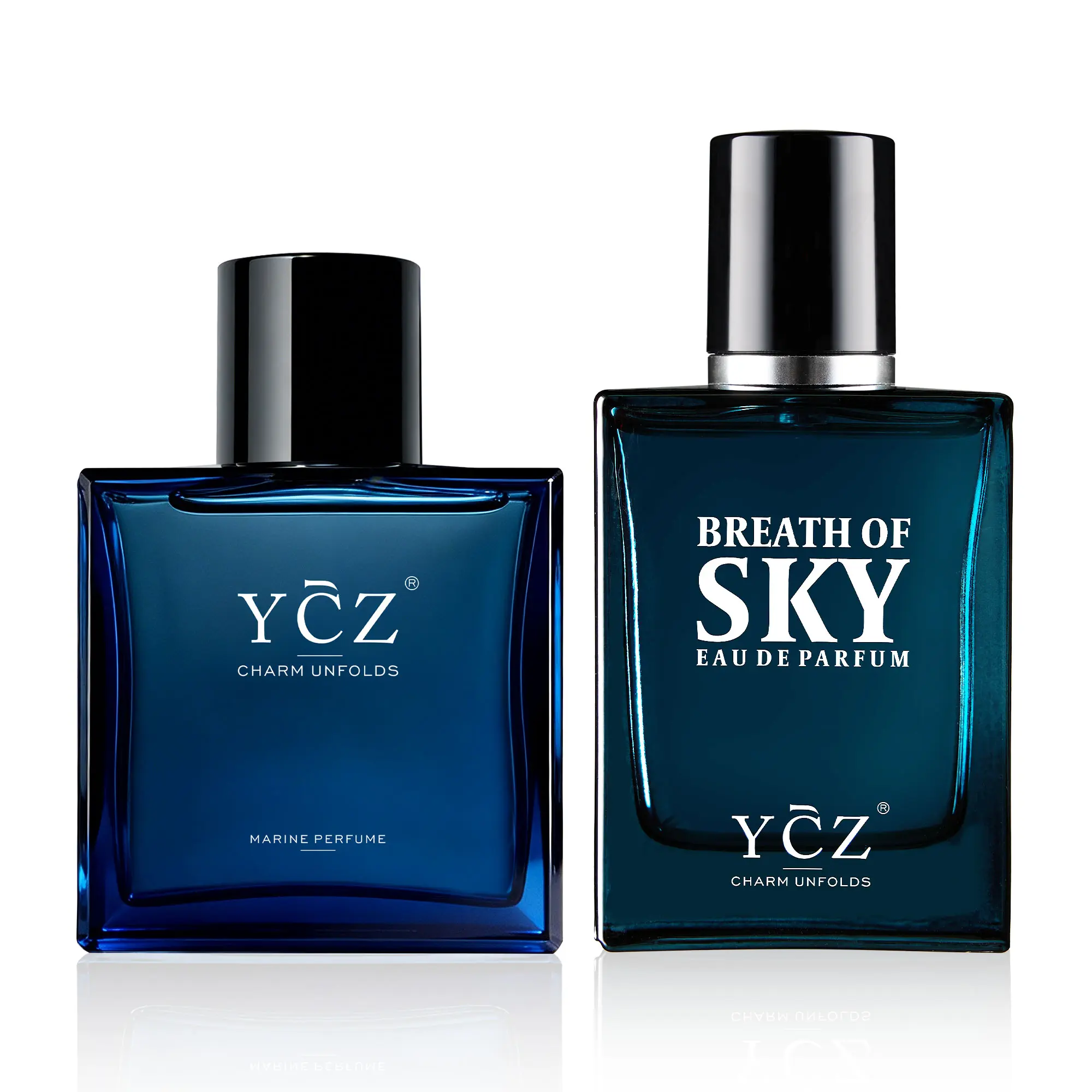 [YCZ] Women's Fragrance Gift Set, 2-Piece Long-Lasting Eau de Parfum with Marine Citrus, Woody Ginger & Caramel Fragrance Notes, All-Day Wear, Caramel Fragrance Sets