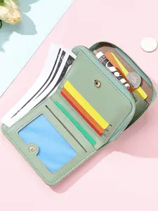 New Women's ID Card Holder Wallet, Unisex Driver License Case, Large Capacity Coin Purse, Coin Pouch, Cute Mini Korean Style, All Seasons