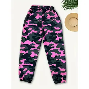 [New Casual Joggers] Comfortable Stylish Joggers |     European American Camouflage Print Elastic Waist Sports Casual