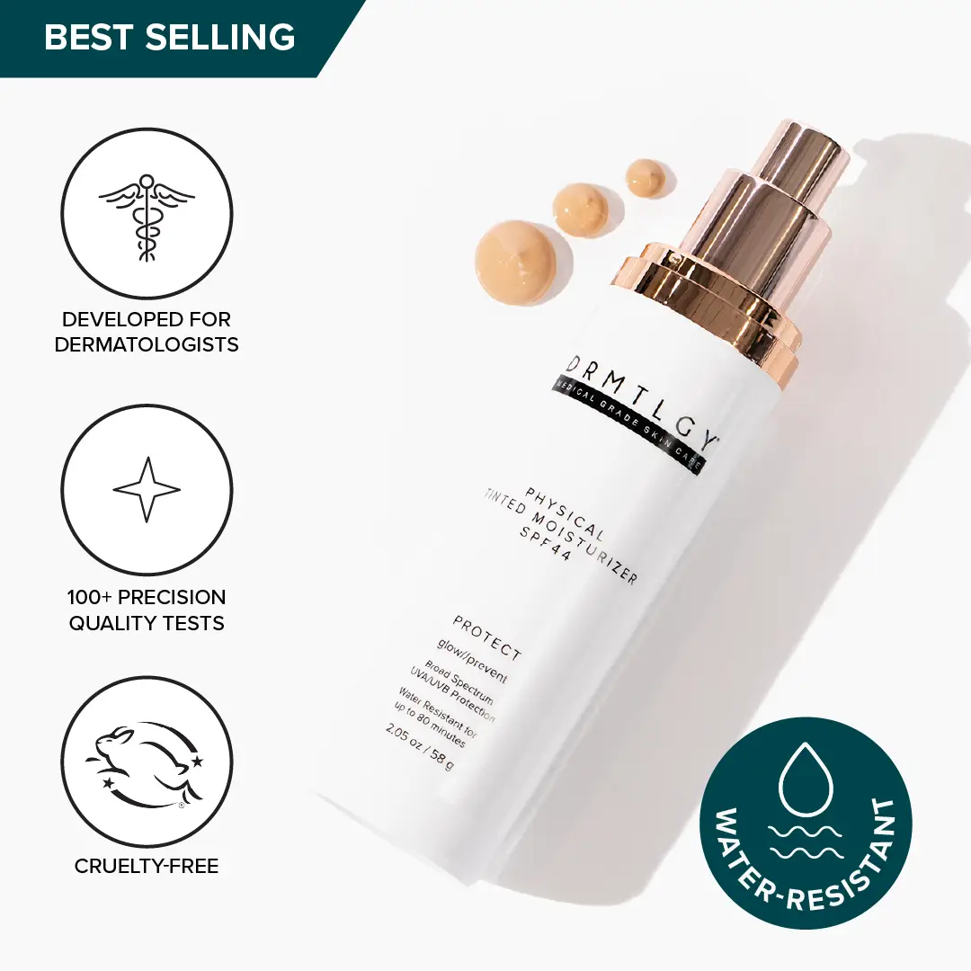 DRMTLGY Physical Tinted Moisturizer SPF44 2 fl oz Water-Resistant Sunscreen