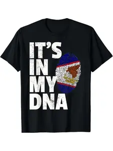 This Black Casual T-Shirt Features The American Samoa Flag And Symbolizes Samoan Pride And Heritage.It Has a Geometric Design, a Regular Fit, And Is Machine Washable, Making It Suitable for All Seasons.with Short Sleeves And a Round Neck