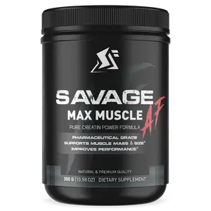 Savage AF "Max Muscle" Pure Creatine Formula