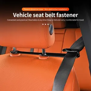 Seat Belt Adjuster, Anti-Choking ABS Universal Car Seat Belt Fixer, Relieves Shoulder Pressure and Prevents Skin Abrasion