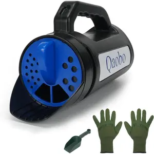 3-Adjustable-Setting Handheld Spreader, Multi-Use Lawn Spreaders for Fertilizer, Grass Seed, Salt and Ice Melt, Portable Spreader for Yard and Garden Removal - Up to 80 Oz