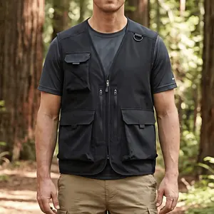 Multi-pocket outdoor photography fishing tactical vest [Target audience]: photographers, fishing enthusiasts, outdoor hikers, workwear/utility style enthusiasts, and personnel who need ample storage space