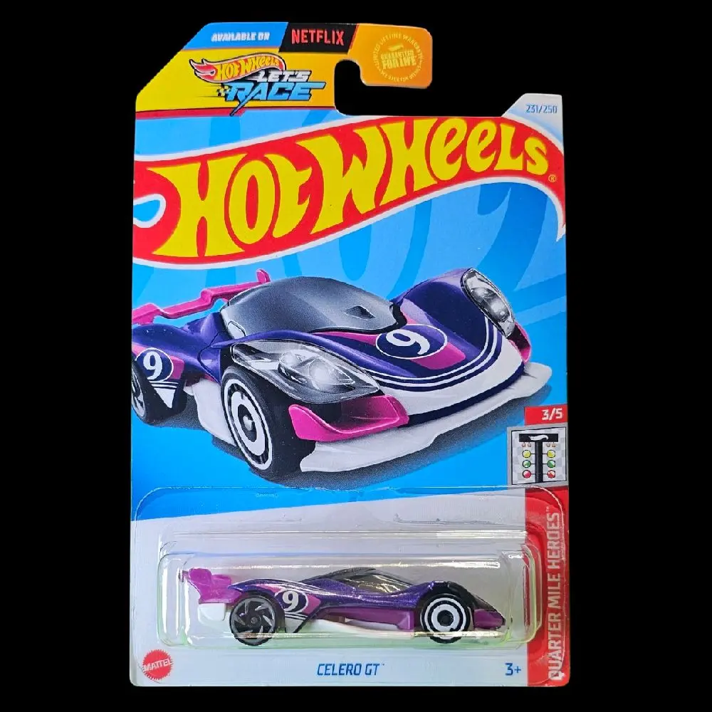 Hot Wheels Let's Race 231/250 Celero GT Quarter Mile Heroes 3/5 1968 Ford Widebody Toyota
