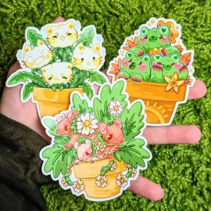 Potted Pets V1 Stickers