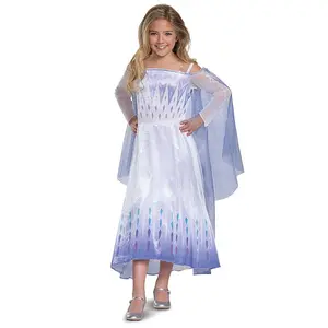 Frozen Snow Queen Elsa Deluxe Costume for Kids