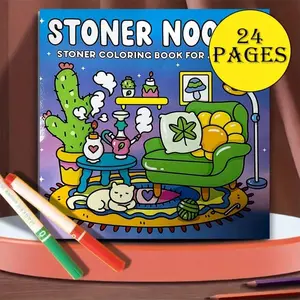 Stoner Adult Coloring Book, Immersive Coloring Experience, Relaxing and Enjoyable Storybook, Perfect for Stress Relief