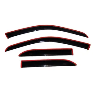 [avs] In-channel Rain Guards For 2019 - 2025 Chevrolet/gmc Silverado/sierra 1500  2022 Ltd 2020-2025 2500 & 3500 Crew Cab | Window Vent Visors 4 Pcs. Smoke 194805