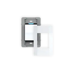 Universal Connector (Backplate) & Faceplate with Single-Pole Simple Rocker Switch