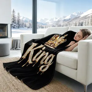 Luxury Royal King & Queen Summer Cooling Blanket, Q-MAX>0.3 Cool Touch Fabric, Breathable Sweat-absorbent Skin-friendly, Ideal For Couples And Royal Style Lovers