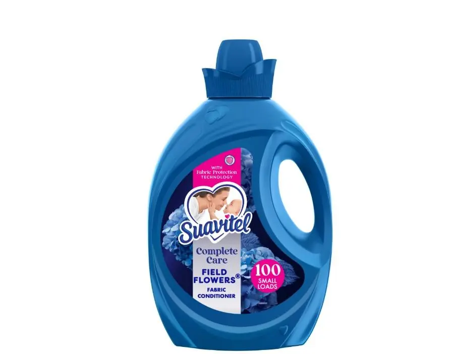 Suavitel Complete Liquid Fabric Softener, Fabric Conditioner, Field Flowers Scent, 100 fl oz Bottle