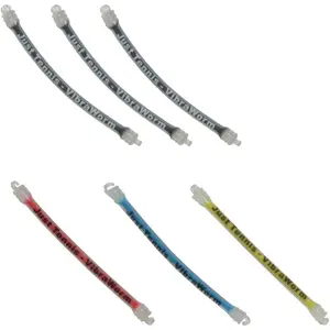 6 Pack - Gel Filled Long Tennis Racquet Vibration Dampener - Premium Quality 2023 Model - Over 100,000 Worms Sold